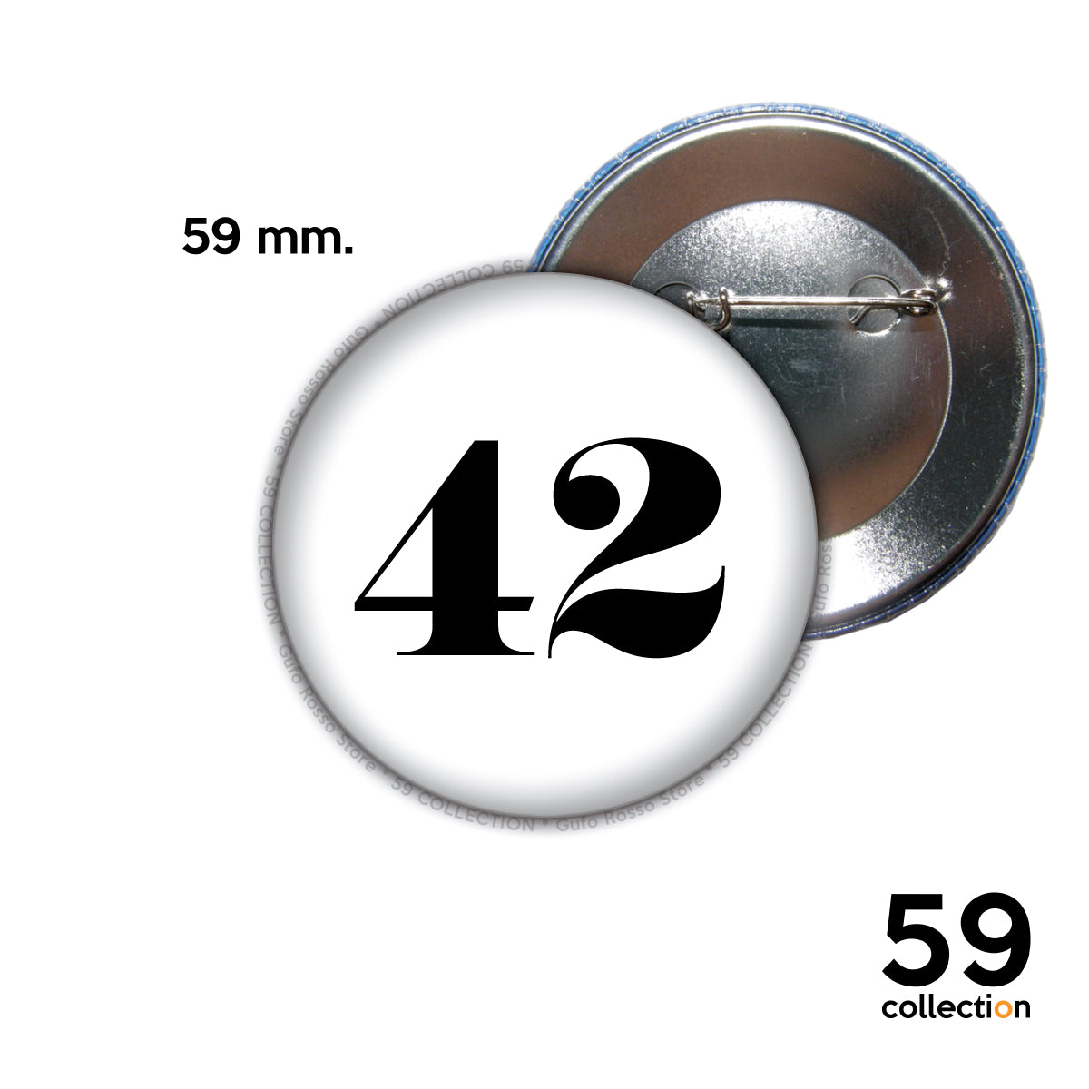 59 COLLECTION pins, spilla, spilletta - Numero 42