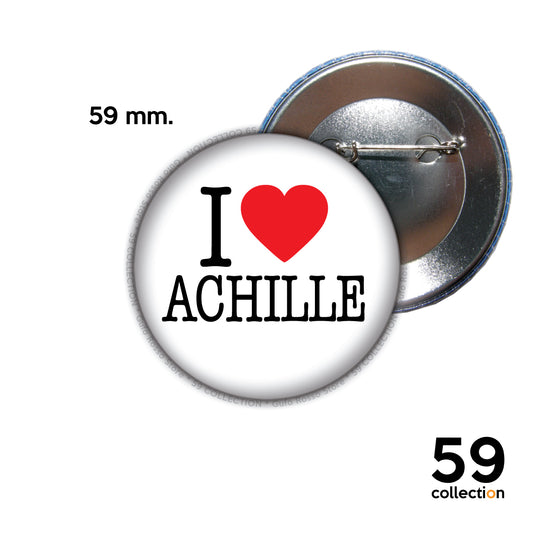 59 COLLECTION pins, spilla, spilletta - I Love ACHILLE