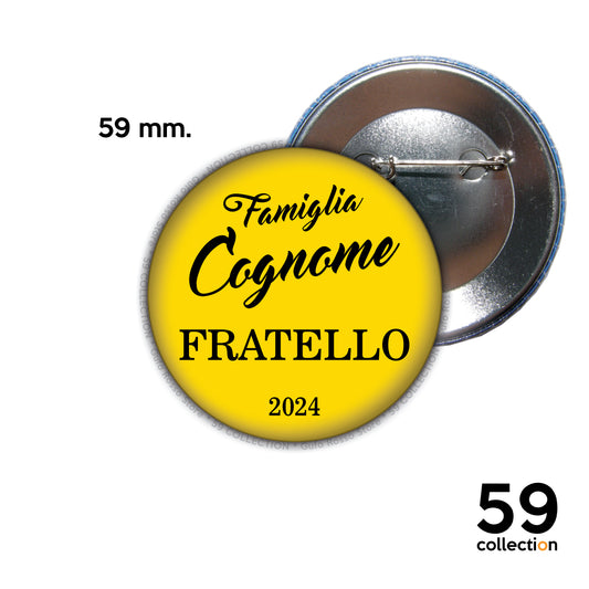 59 COLLECTION pins, spilla, spilletta - Festa della Famiglia FRATELLO