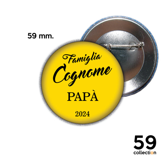 59 COLLECTION pins, spilla, spilletta - Festa della Famiglia PAPÀ