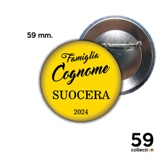 59 COLLECTION pins, spilla, spilletta - Festa della Famiglia SUOCERA