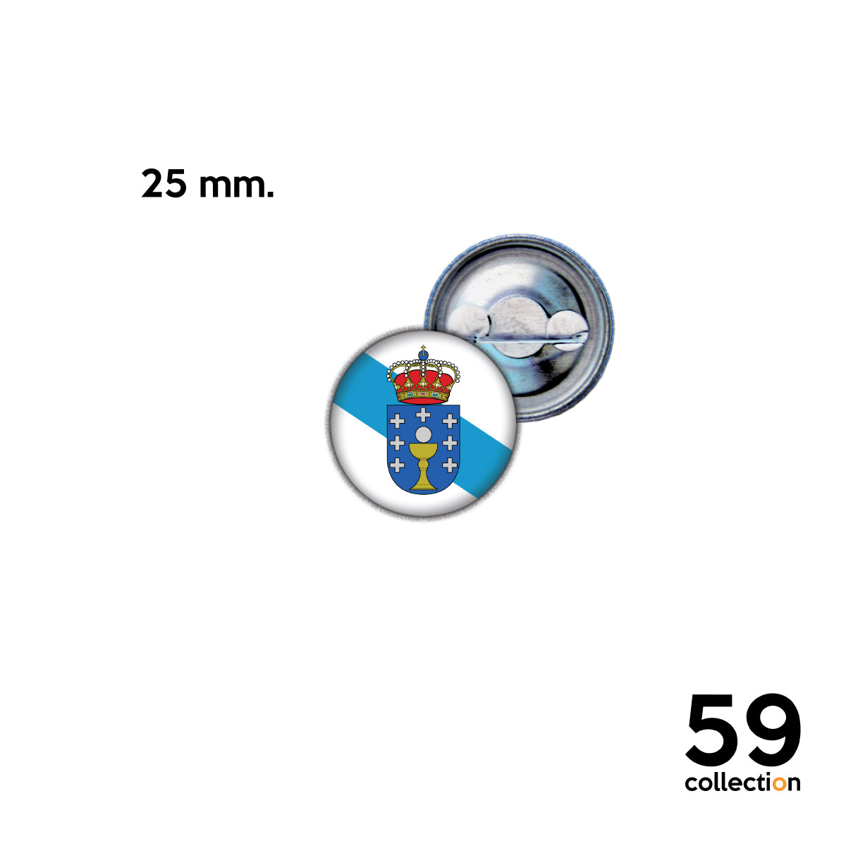 59 COLLECTION broche, pin's - drapeau GALICE