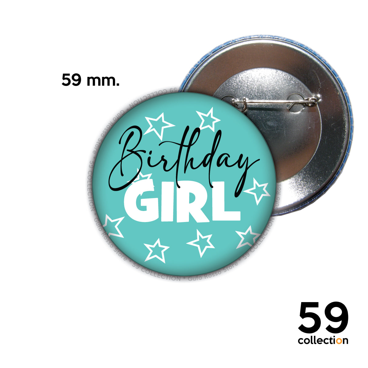 59 COLLECTION pins, spilla, spilletta - Birthday GIRL