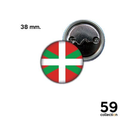 59 COLLECTION broche, pin's - drapeau BASQUE IKURRINA