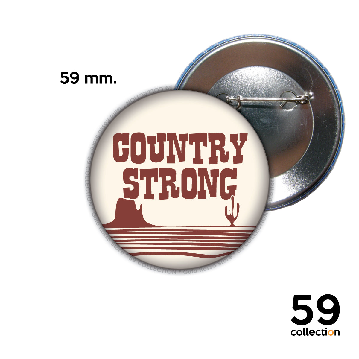 59 COLLECTION pins, spilla, spilletta - COUNTRY STRONG