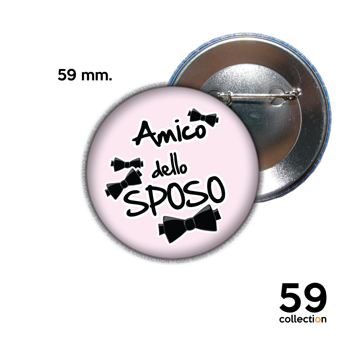 59 COLLECTION pins, spilla, spilletta - AMICO dello Sposo - collezione PAPILLONS